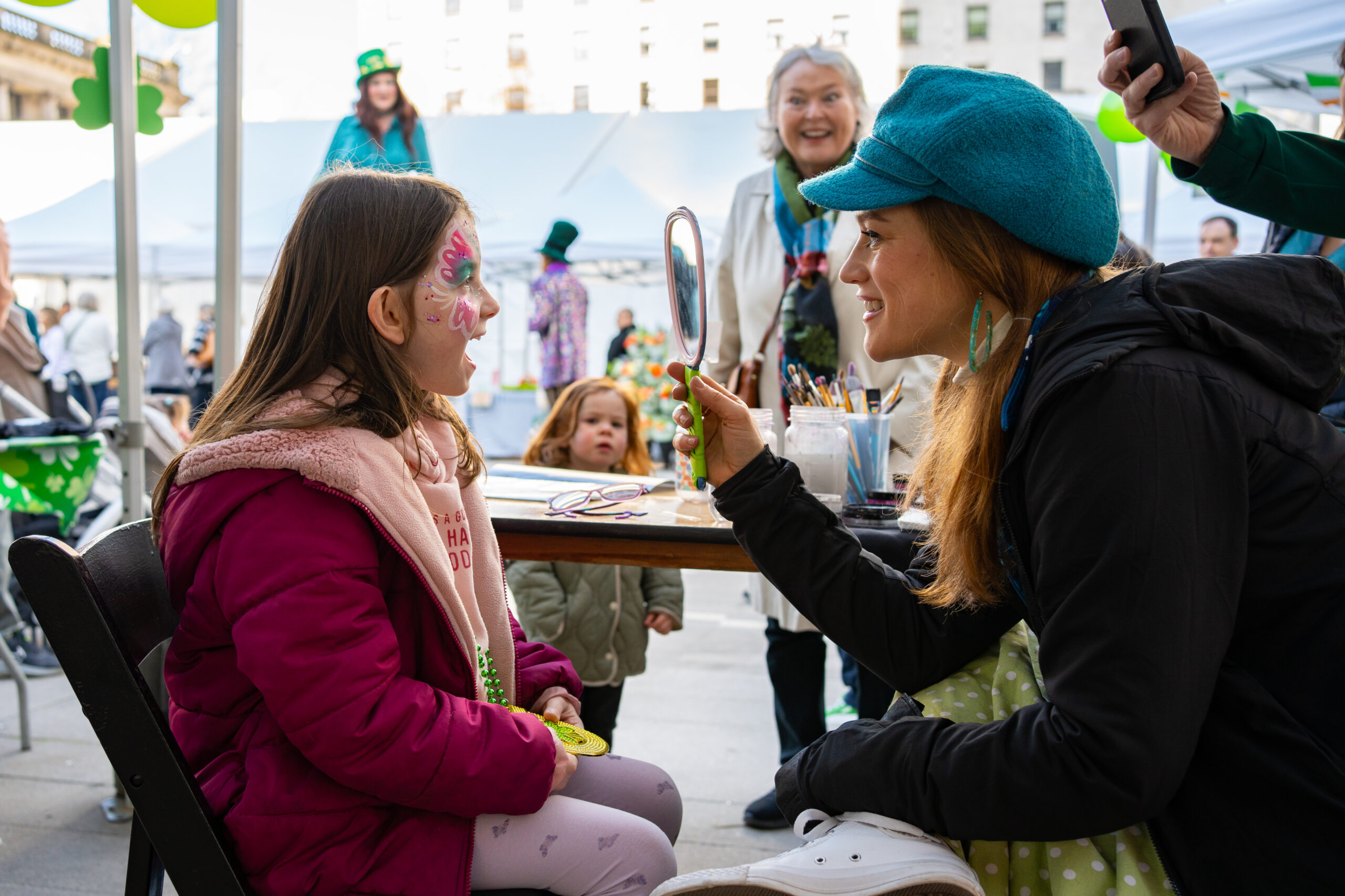 About CelticFest - Face painting.